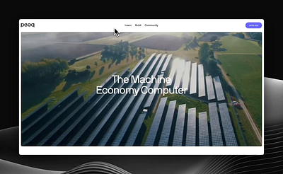 Peaq Portal Website blockchain crypto development web web3 webdesign webflow