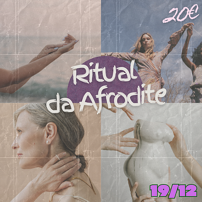 Ritual da Afrodite adobe canva graphic design photoshop vista create