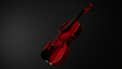 New violin 3d cinema4d lighting lookdev redshift render substancepainter texturing