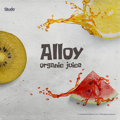 Alloy Organic Juice - Brand Identity digital art food food brand packaging design visual identity