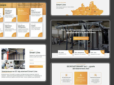 SmartLine design website cards design equipment graphic design landing page site ui ux web design website