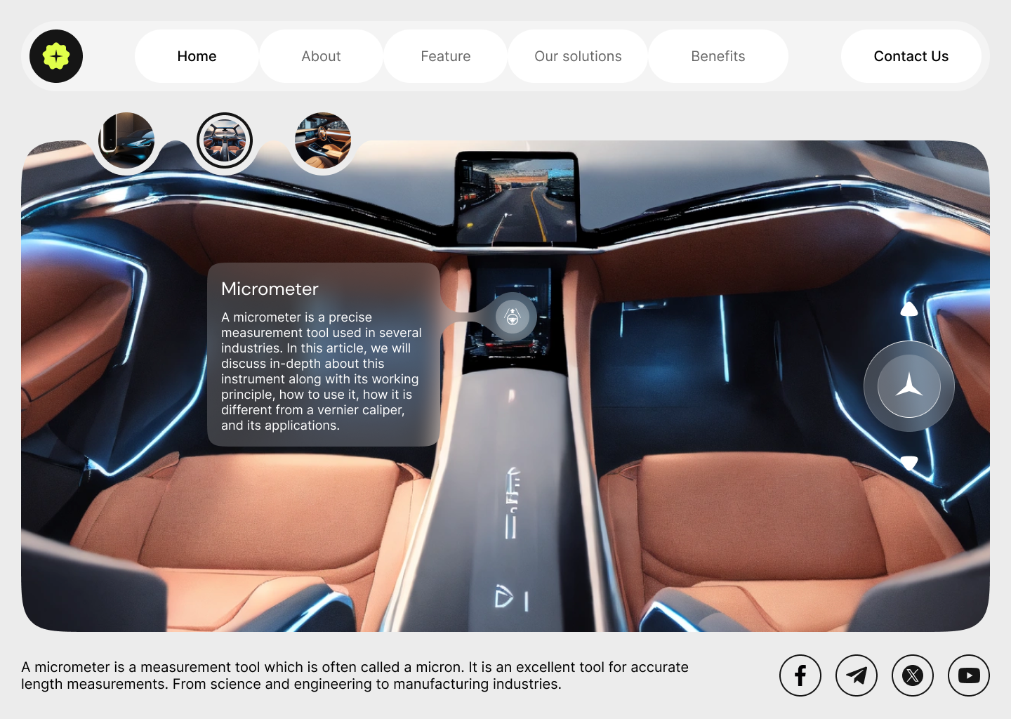 Example of Website Design + Development