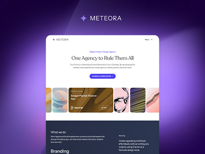 Meteora - Free Framer Template framer