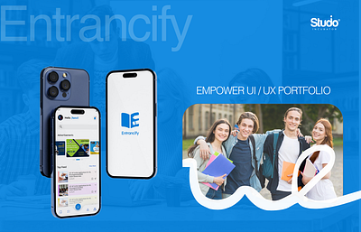 Entrancify App Design - UI/UX Case Study (Student Work) app design design design inspiration education education app entrance exams high fidelity screens prototyping ui user experience user interface ux visualisation