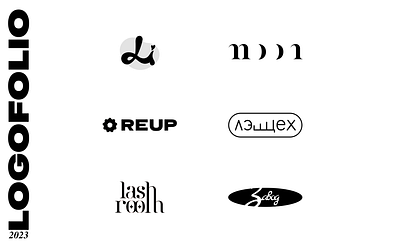 Logofolio 2023 2023 branding design graphic design logo logofolio logotype typography