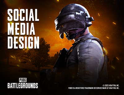 PUBG: BATTLEGROUNDS / SOCIAL MEDIA CONTENTS graphic design instagram post designs pubg social media