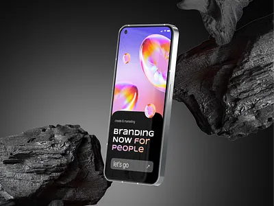 Branding Agency App Concept app branding design graphic design ui