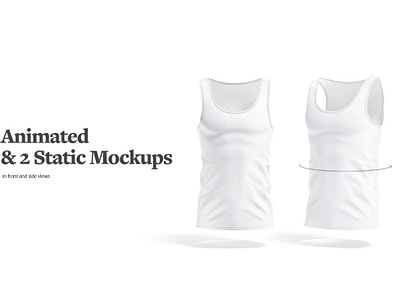 Men's Sports Tank Top PSD Mockup Set by mockupfree.co on Dribbble