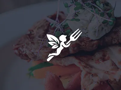 Villa Restaurant branding carrots dressing fair food fork graphic design logo meal meat restaurant spoon