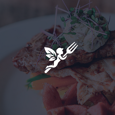 Villa Restaurant branding carrots dressing fair food fork graphic design logo meal meat restaurant spoon