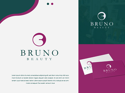 Bruno Beauty Logo bicon blogo cosmeticsbeauty cosmeticslogo fashonlogo