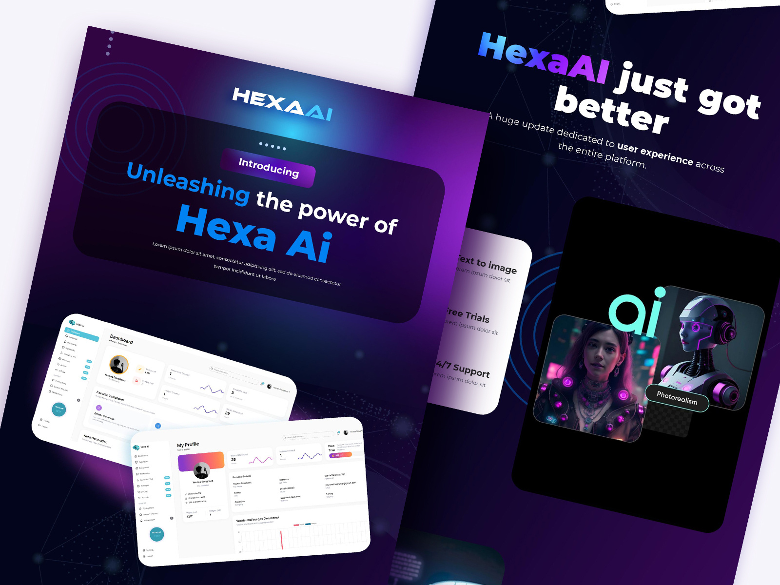 Landing Page Ui Design creative design illustration landing page logo minimal ui