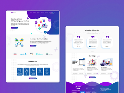 Xetlink - Language Translation Platform animation app branding design flat design illustration responsive design ui website