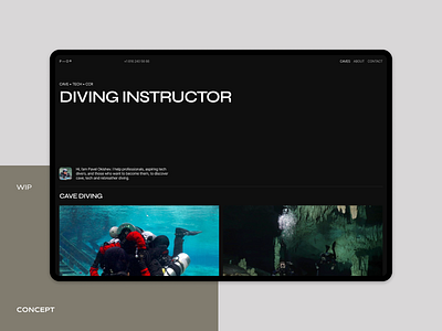 Diving Instructor 3d animation app art branding business chipsa clean concept creative design laguta motion web