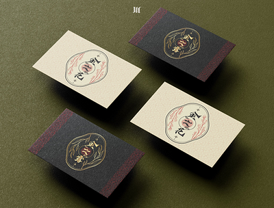 Traditional Tea Branding branding card design graphic design logo typography vector