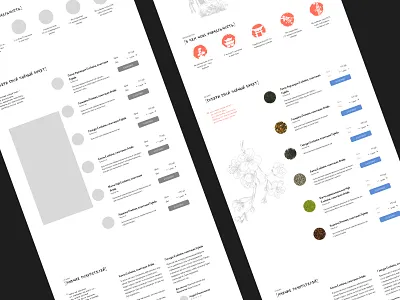 Concept "Landing page" for tea store from Japan concept design figma japan tea landing landing page prototype tea tea from japan tea store ui web design