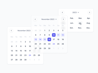 Date picker component - Design system calendar date picker design system selector