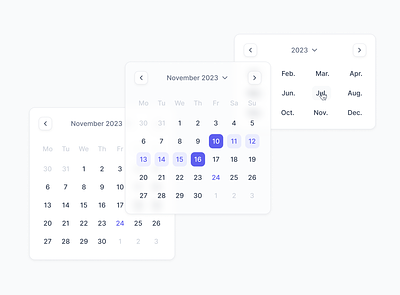 Date picker component - Design system calendar date picker design system selector