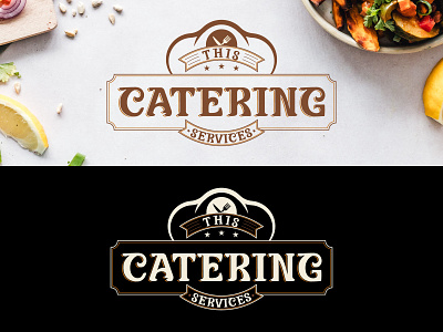 Catering Logo brand identity catering logo chefs hat chefs logo illustration kitchen logo logo mark
