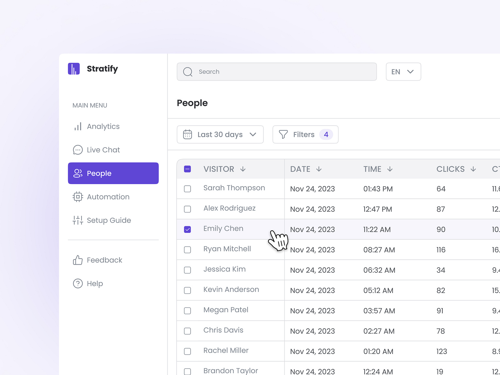 Tabular Data by Dev Mehta on Dribbble