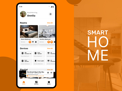 Smart Home - Full Controll On Your House Atmosphere atmosphere design home house smart smarthome spotify ui ux