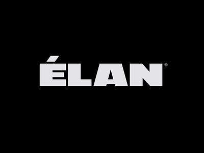 ELAN branding design furniture graphic design identity logo logotype minimal typography ui