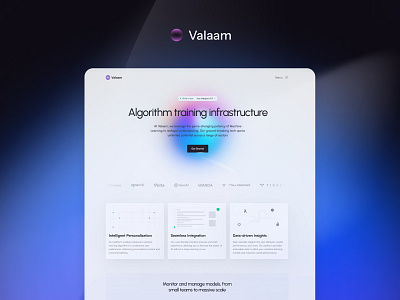 Valaam - Free Framer Template for ML ai website framer framer website machine learning