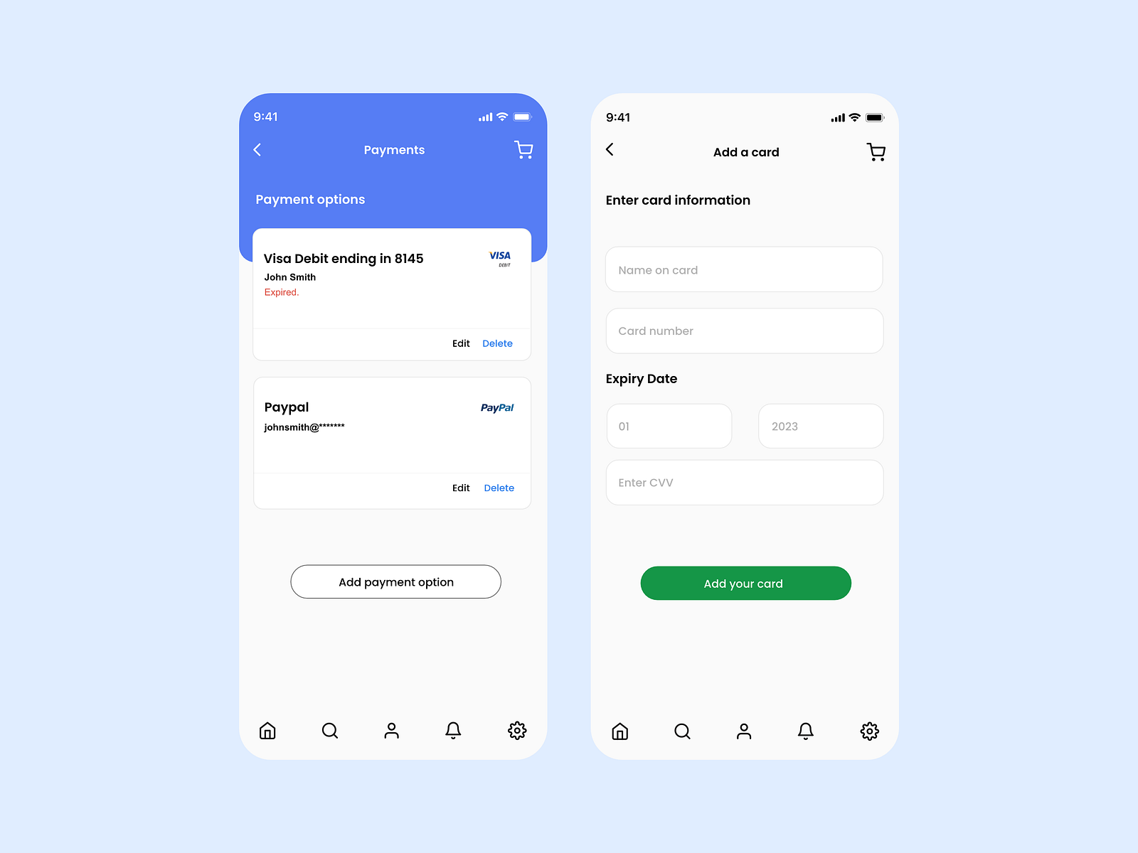 Payment Methods Mobile Ui By Mariam Ali рџљђ On Dribbble Payment Methods Mobile Ui By Mariam Ali рџљђ On Dribbble