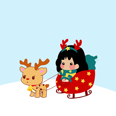 Holidays Season animation branding christmas design digitalart festiveseason graphic design holidays illustration santa snow vector