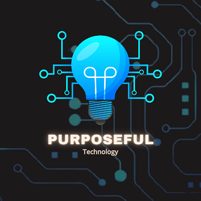 PURPOSEFUL TECHNOLOGY LOGO branding design graphic design illustration logo