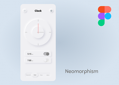 Clock clock graphic design ui