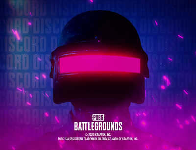 PUBG: BATTLEGROUNDS - DISCORD COMMUNITY 3d banner discord in game pubg social media