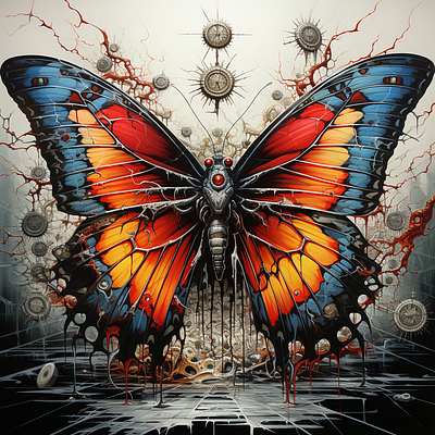 Butterfly Effect Illustration design illustration