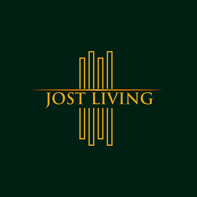 Jost living branding design graphic design logo real estate shortlet