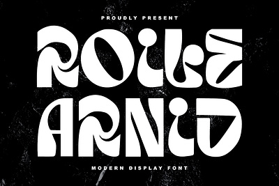 Roile Arnid Modern Display Font branding font fonts graphic design logo nostalgic