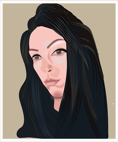 Self Portrait / Adobe Illustrator graphic design illustration portrait