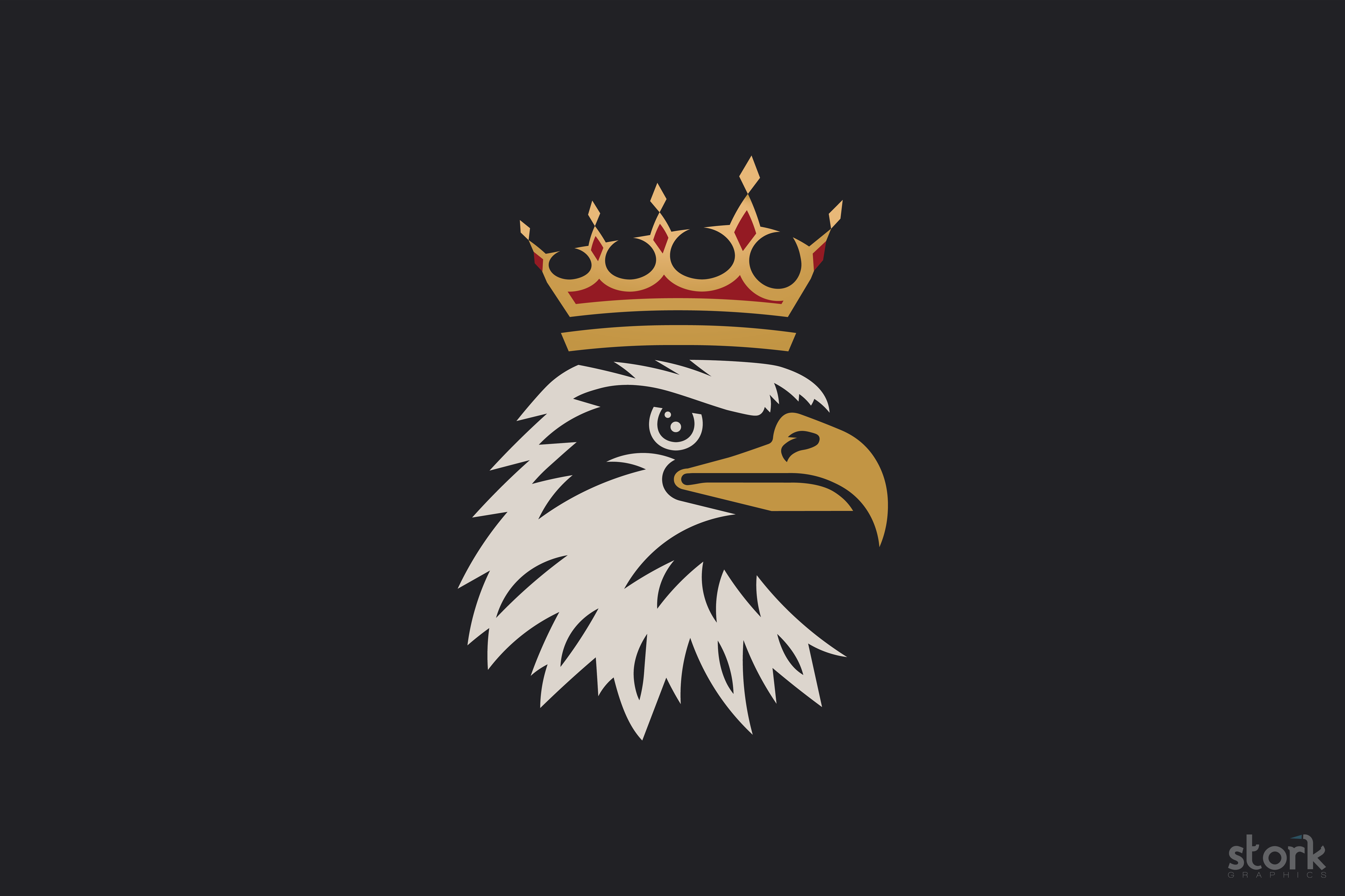 Eagle logo design (47038306) – Royalty-Free Vector | VectorStock, image size:6744x4494