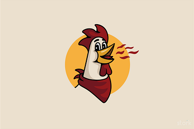 Chicken Spicy Logo branding buy logo chicken logo design graphic design illustration logo logo for sale ready made logo spicy logo vector