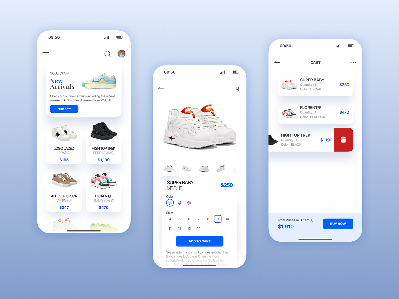 Designer Shoe Resale App by Glawen on Dribbble