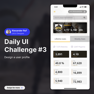 Daily UI Challenge #3 dailyui ui