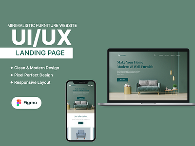 UI Concept for Furniture E-Commerce! app app ui design design app landing page landing website ui mobile app mobile app ui responsive ui design sales page ui uiux web website design website ui