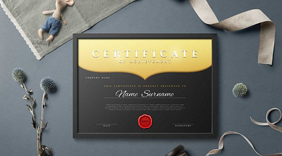 a4 Certificate Design branding design graphic folk graphicfolks