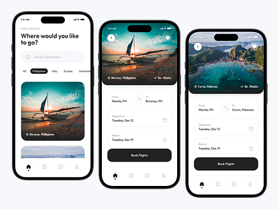 Mobile App - Travel App 🚀 app mobile app mobile design travel app ui