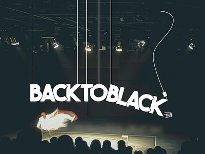 Back To Black Theater Artwork art artwork back2black cover execution graphic design illustrator photoshop sajad afsharian sajjad afsharian theater