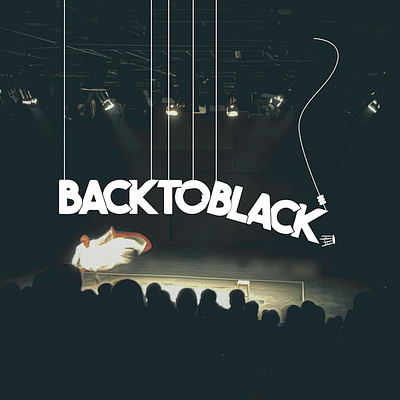 Back To Black Theater Artwork art artwork back2black cover execution graphic design illustrator photoshop sajad afsharian sajjad afsharian theater