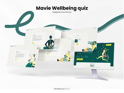 Mavie wellbeing quiz health medical quiz ui website