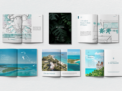 Luxury Real estate Property Brochure|Magazine|Catalog Design advertisment bahamas branding brochure carabian property catalog editorial design graphic design layout design luxury property magazine marketing modern premium real estate sea facing villas visual design