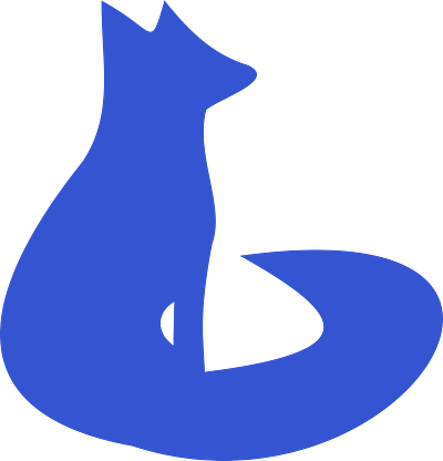 Fox Logo animal animals blue fox branding cool fox cute fox dailyui fox fox logo logo