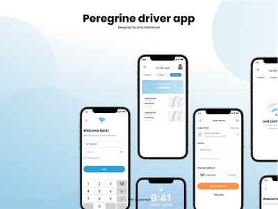 Driver app app delivery design driver figma ui uiux web design