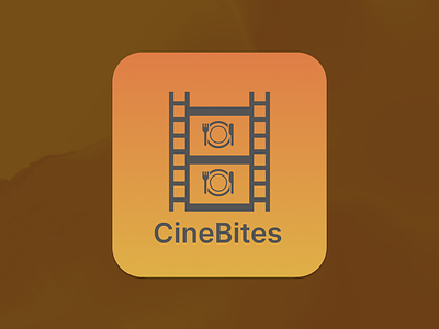 CineBites App icon android icon app icon app icon design app logo branding cinebites daily ui 005 figma graphic de ios icon logo modern logo ui ui design ux ux design